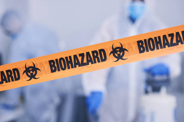 Professional Biohazard Cleanup technician working in Memphis, TX